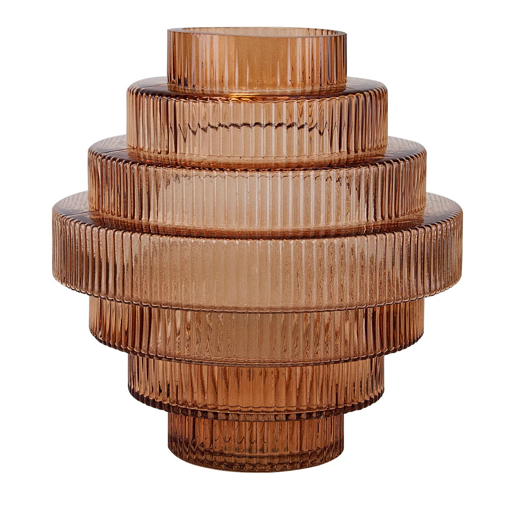 Art Deco Vase in Amber