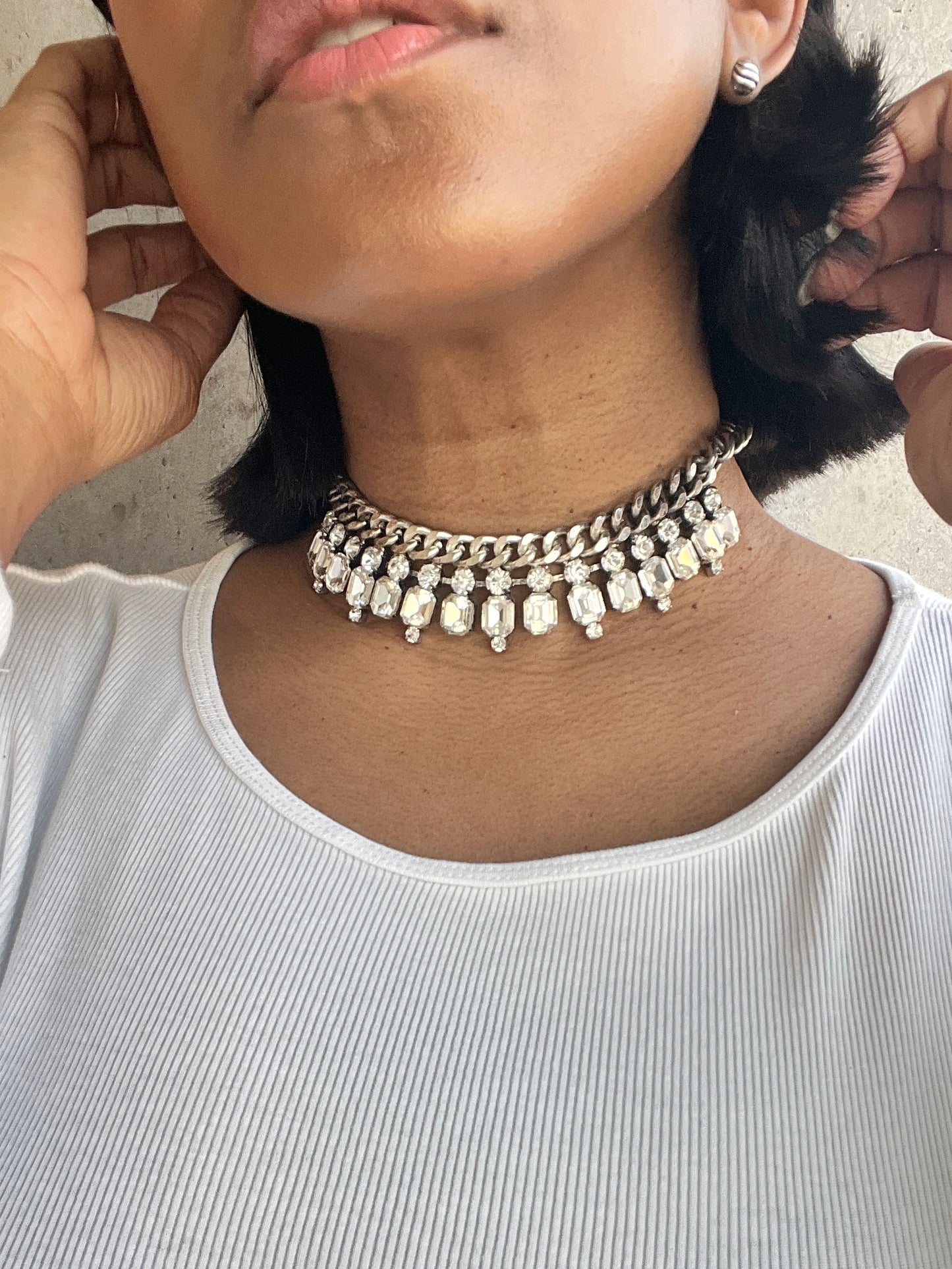 Jeweled Statement Choker