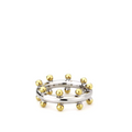 Two Tone Beaded Ring
