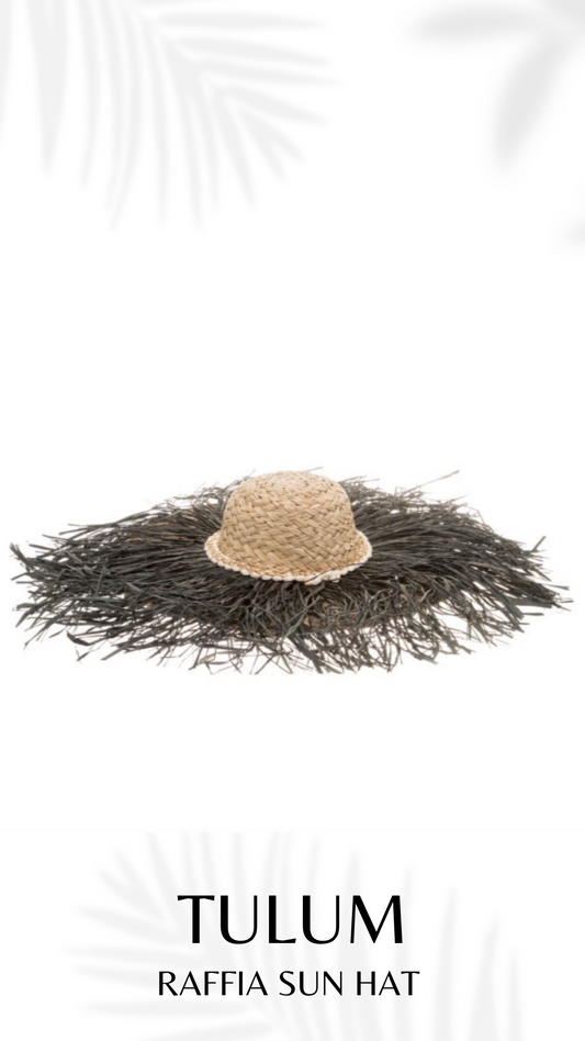 TULUM Raffia & Straw Hat